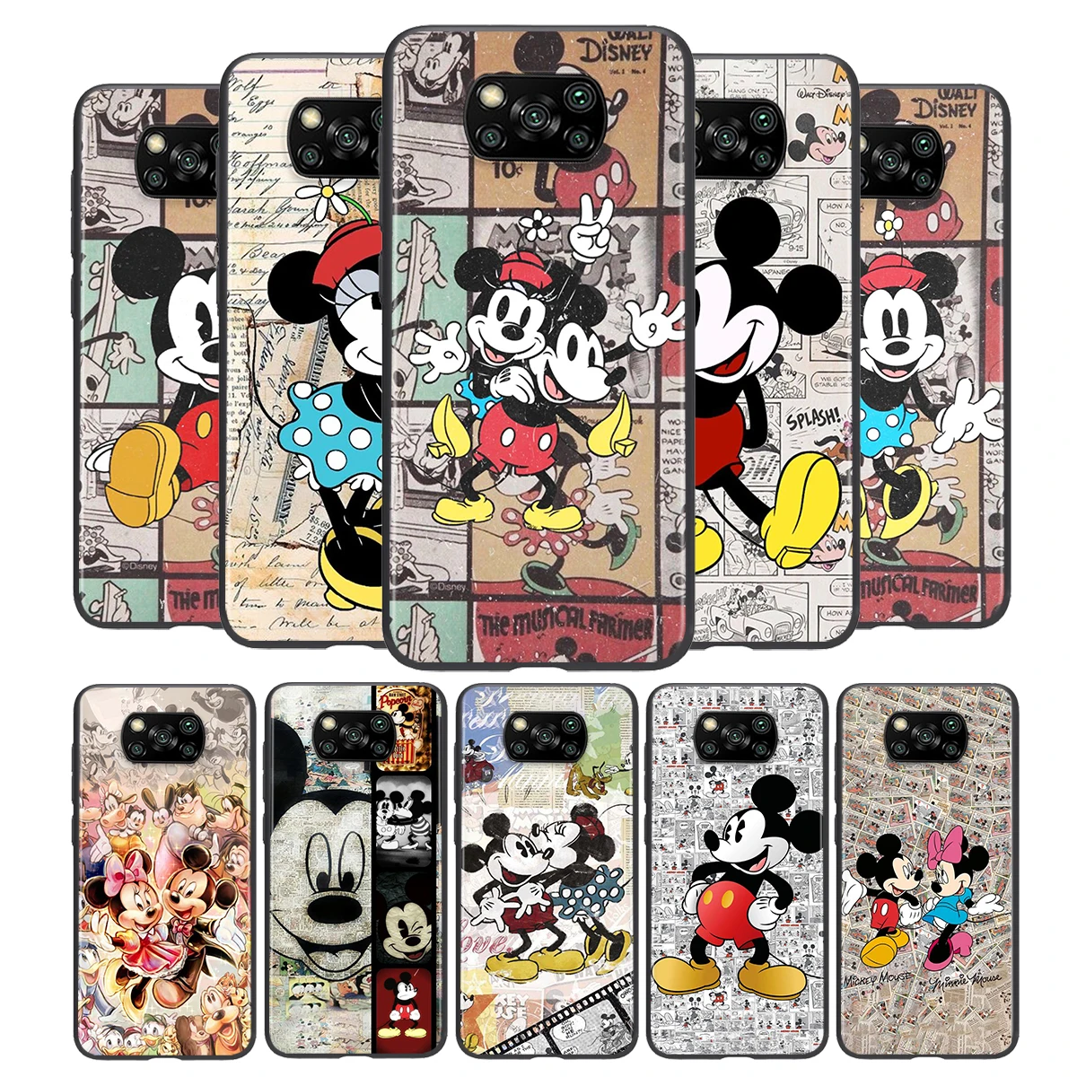 For Xiaomi Civi Play Mix 3 A2 A1 6X 5X Poco X3 NFC F3 GT M3 M2 X2 F2 Pro C3 F1 Black Disney Retro Mickey Soft Phone Case
For Xiaomi Civi Play Mix 3 A2 A1 6X 5X Poco X3 NFC F3 GT M3 M2 X2 F2 Pro C3 F1 Black Disney Retro Mickey Soft Phone Case