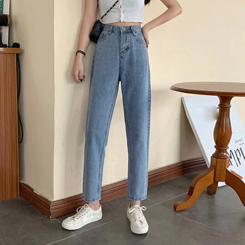 Woman Jeans High Waist Clothes Wide Leg Denim Clothing Blue Streetwear Vintage Quality 2021 Fashion Harajuku Straight Pants
Woman Jeans High Waist Clothes Wide Leg Denim Clothing Blue Streetwear Vintage Quality 2021 Fashion Harajuku Straight Pants