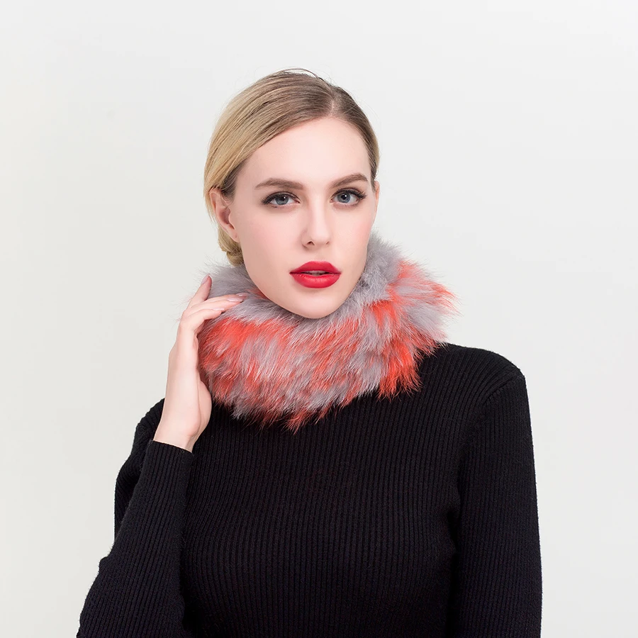 ZDFURS*Women Ring Scarf Winter Elastic Knit Real Fox Fur Scarves For Women Neck Warmer Scarf Female Hair Bands Headbands Girls
ZDFURS*Women Ring Scarf Winter Elastic Knit Real Fox Fur Scarves For Women Neck Warmer Scarf Female Hair Bands Headbands Girls