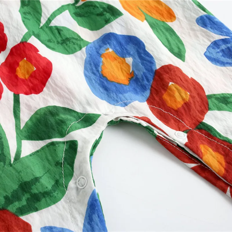 Summer baby girls clothes Korean style toddler kids cotton floral sleeveless jumpsuits
Summer baby girls clothes Korean style toddler kids cotton floral sleeveless jumpsuits