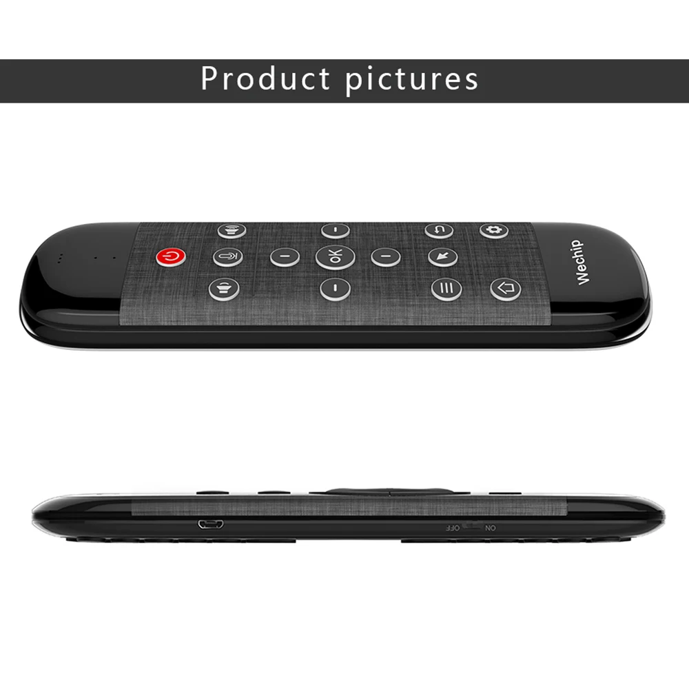 Пульт дистанционного управления Wechip W2 Pro Air Mouse с микрофоном и гироскопом 2 4