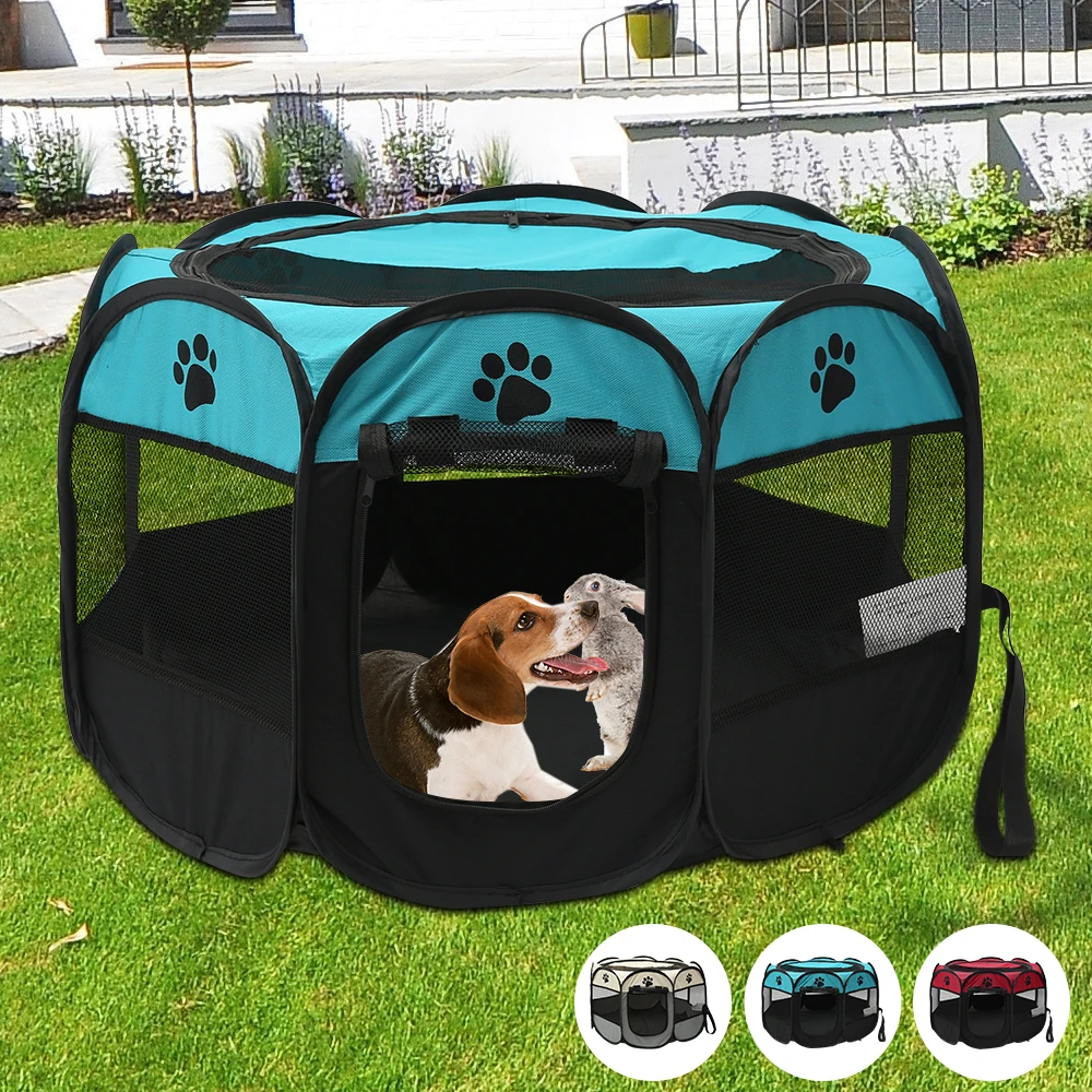 Outdoors For Large Dogs Pet House Breathable Portable Dog Tent Indoor Foldable DogS House Octagon Pet Playpen
Outdoors For Large Dogs Pet House Breathable Portable Dog Tent Indoor Foldable DogS House Octagon Pet Playpen