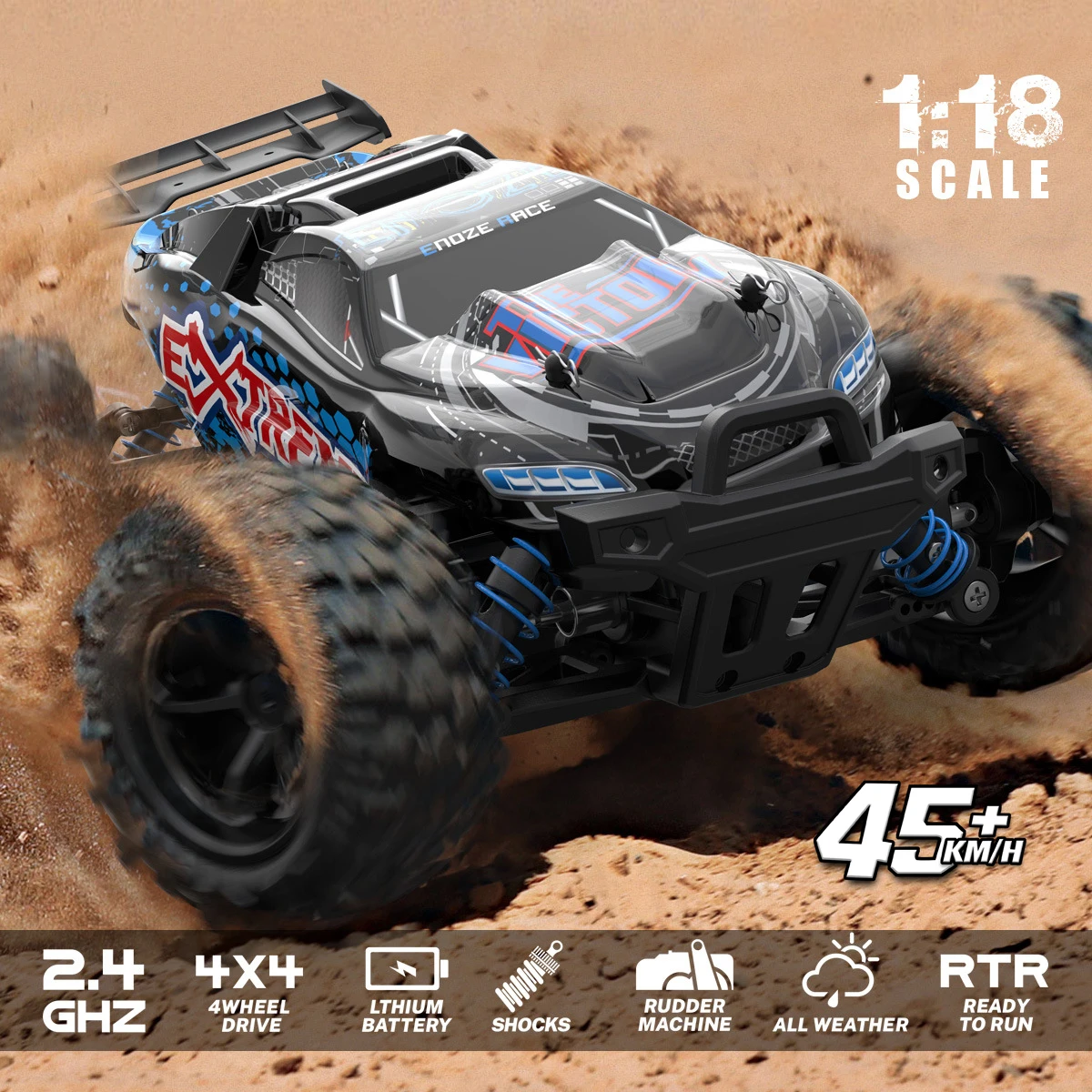 Игрушки JTY 45 км/ч Радиоуправляемый грузовик 4WD радио гусеничный монстр-Трак дистанционное управление внедорожник водонепроницаемый багги д...
Игрушки JTY 45 км/ч Радиоуправляемый грузовик 4WD радио гусеничный монстр-Трак дистанционное управление внедорожник водонепроницаемый багги д...