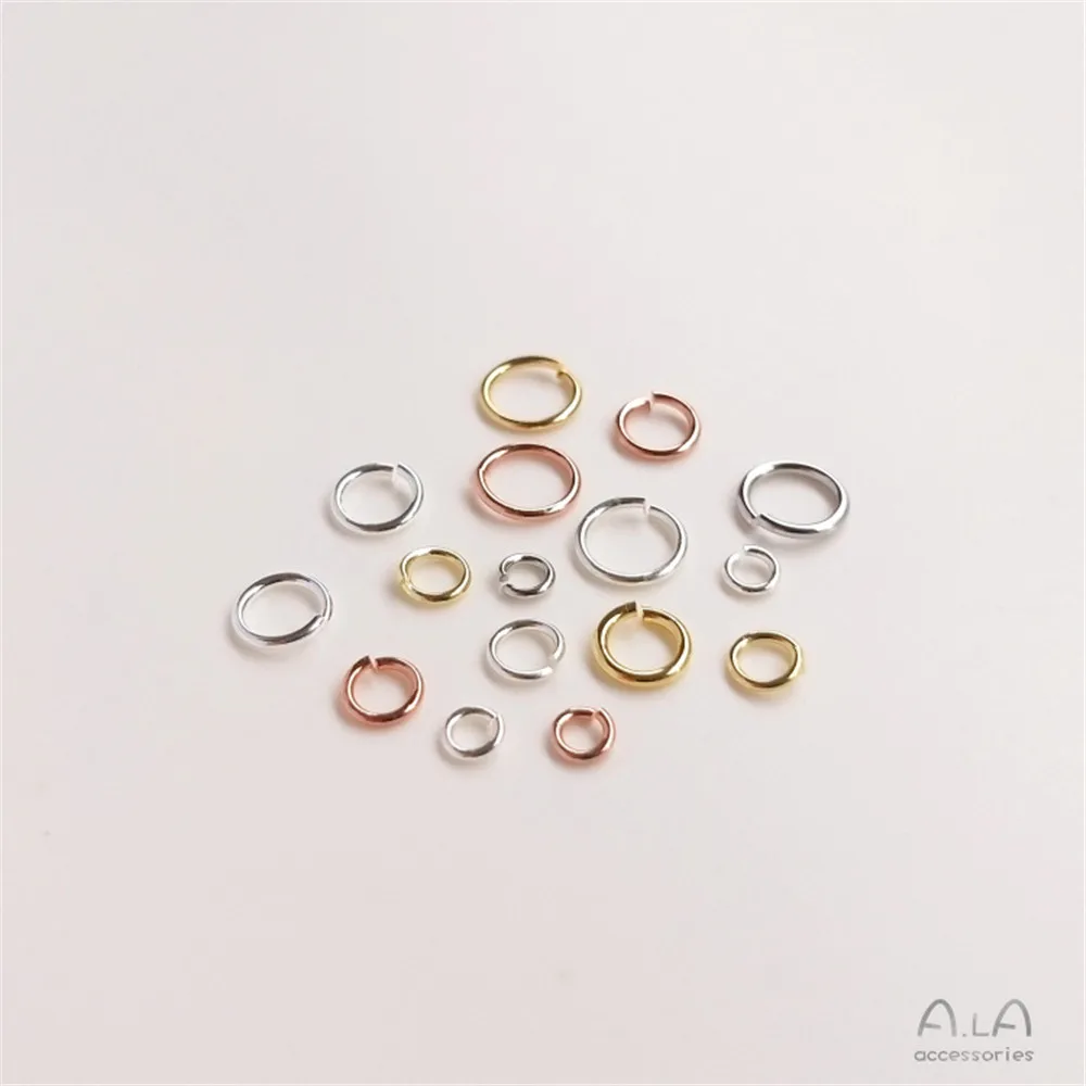Open ring 18K gold silver white gold single open ring O ring C ring DIY jewelry accessories
Open ring 18K gold silver white gold single open ring O ring C ring DIY jewelry accessories