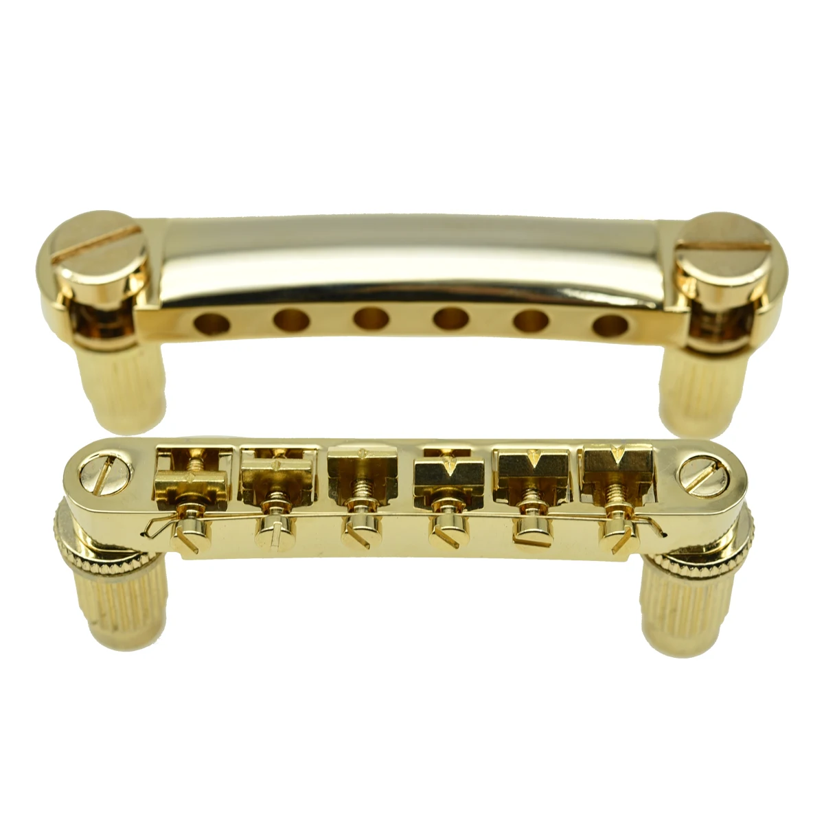 Original Gold LP Guitar Tune-o-Matic Bridge and Stop Bar Tailpiece Fits for Epi Les Paul
Original Gold LP Guitar Tune-o-Matic Bridge and Stop Bar Tailpiece Fits for Epi Les Paul