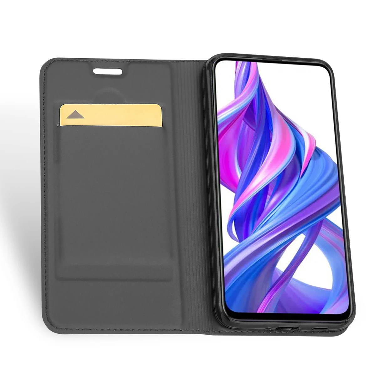 For Huawei Honor 9x Luxury Flip Leather Case Slim Book Design Shockproof Magnetic Protective Stand Cover with Card Slot Fundas | Мобильные