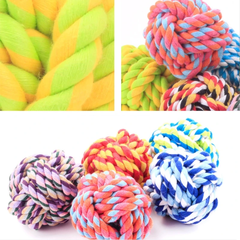 X7AB Cotton Rope Woven Pet Chewing Ball Interaction Dog Chew Rope Toys Washable Toy
X7AB Cotton Rope Woven Pet Chewing Ball Interaction Dog Chew Rope Toys Washable Toy