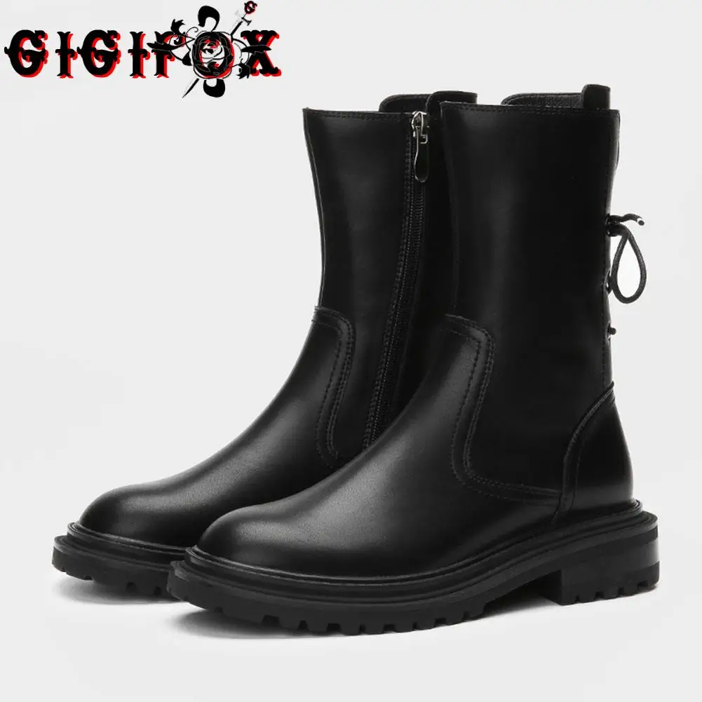 GIGIFOX Chelsea Boots Fashion Brand Design Zipper Chunky Heels Comfortable Walking Black Short Boots Women Shoes
GIGIFOX Chelsea Boots Fashion Brand Design Zipper Chunky Heels Comfortable Walking Black Short Boots Women Shoes