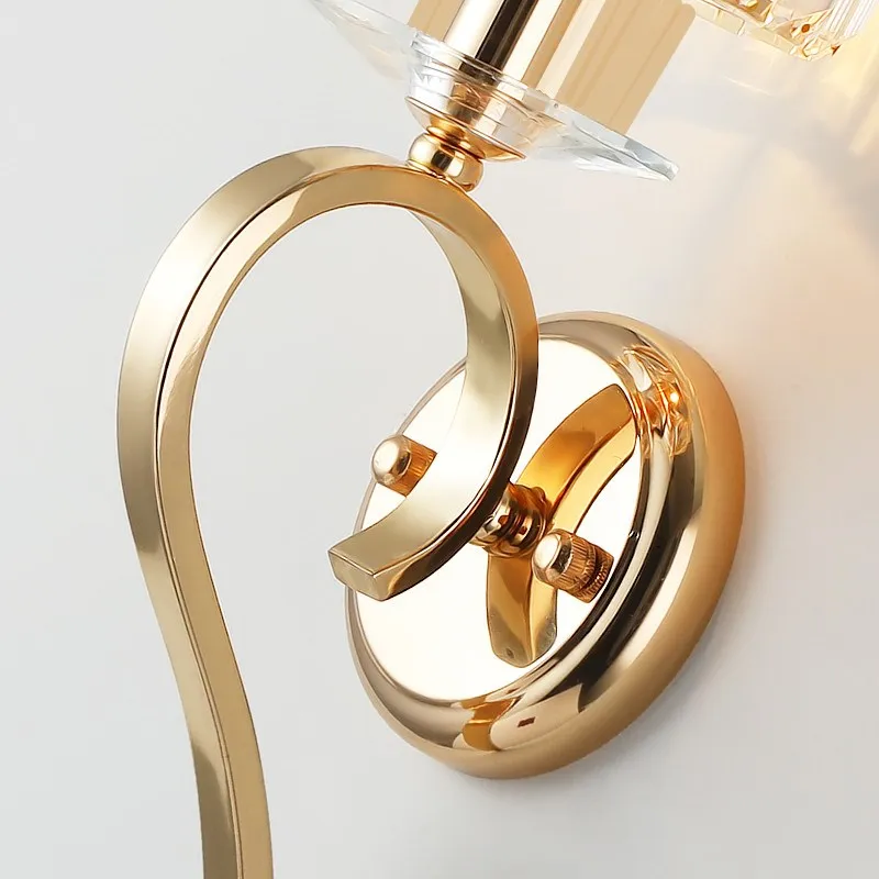 Europe Light Luxury Metal Crystal Corridor Room Home Decor Nordic LED Wall Lamp Personality Creative Bedroom Bedside Lamp
Europe Light Luxury Metal Crystal Corridor Room Home Decor Nordic LED Wall Lamp Personality Creative Bedroom Bedside Lamp