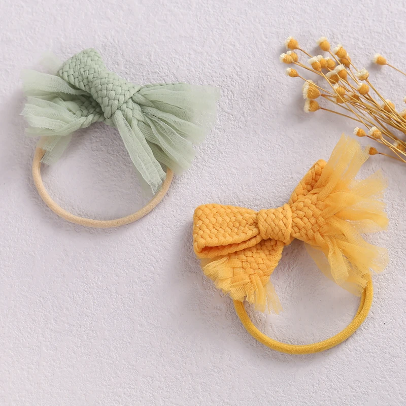 Baby Accessories Weave Bows Girls Mesh Headband Infant Hair Bands Elastique Cheveux Fille Playa Accesorio Newborn Photo Props
Baby Accessories Weave Bows Girls Mesh Headband Infant Hair Bands Elastique Cheveux Fille Playa Accesorio Newborn Photo Props