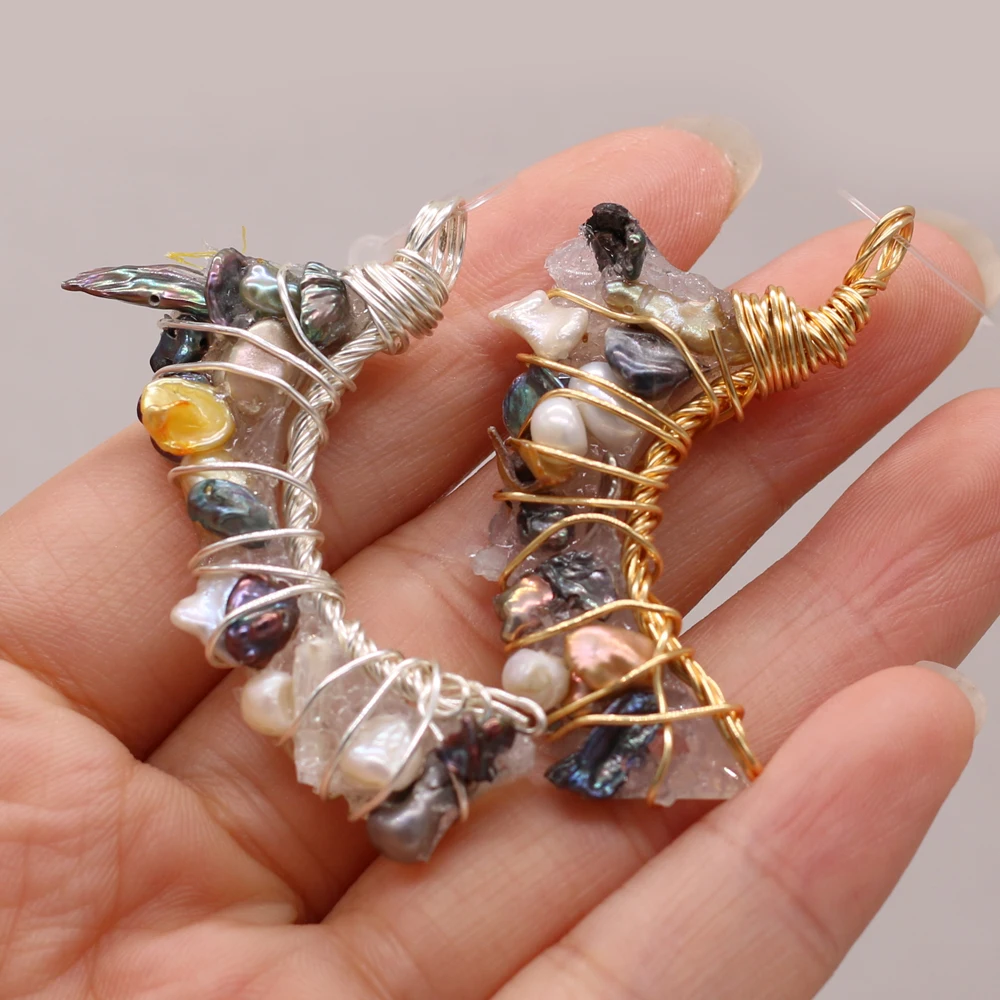Natural Semi-precious Stone Pendant Irregular White Crystal Bud 25x45mm for Jewelry Making Necklaces Accessories Gift
Natural Semi-precious Stone Pendant Irregular White Crystal Bud 25x45mm for Jewelry Making Necklaces Accessories Gift