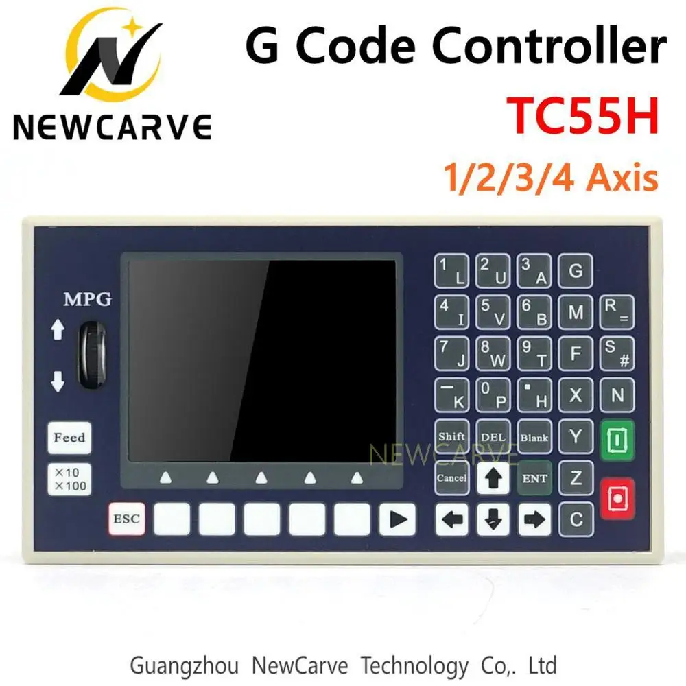 Контроллер кода G TC55H USB-Флешка 1 2 3 4 оси панель управления шпинделем MPG Автономная