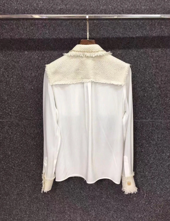 2020 autumn and winter new women's woolen cloth stitching lapel symmetrical pocket long sleeve all-match shirt 1122
2020 autumn and winter new women's woolen cloth stitching lapel symmetrical pocket long sleeve all-match shirt 1122