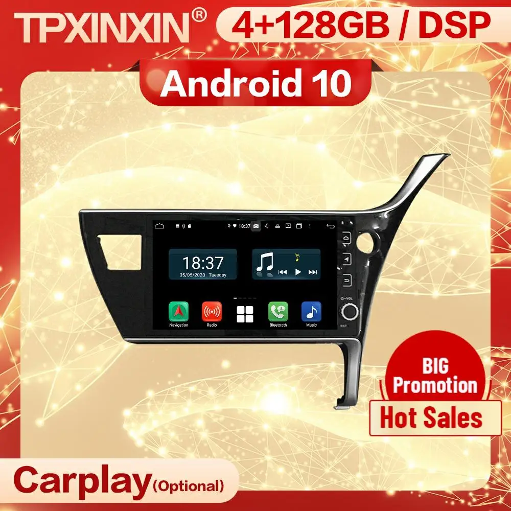 Мультимедийный стереоприемник Carplay для Toyota Corolla 128 2016 2017 BT, 4 + 2018G, экран 2 Din, Android, радио, аудиоплеер, головное устройство
Мультимедийный стереоприемник Carplay для Toyota Corolla 128 2016 2017 BT, 4 + 2018G, экран 2 Din, Android, радио, аудиоплеер, головное устройство