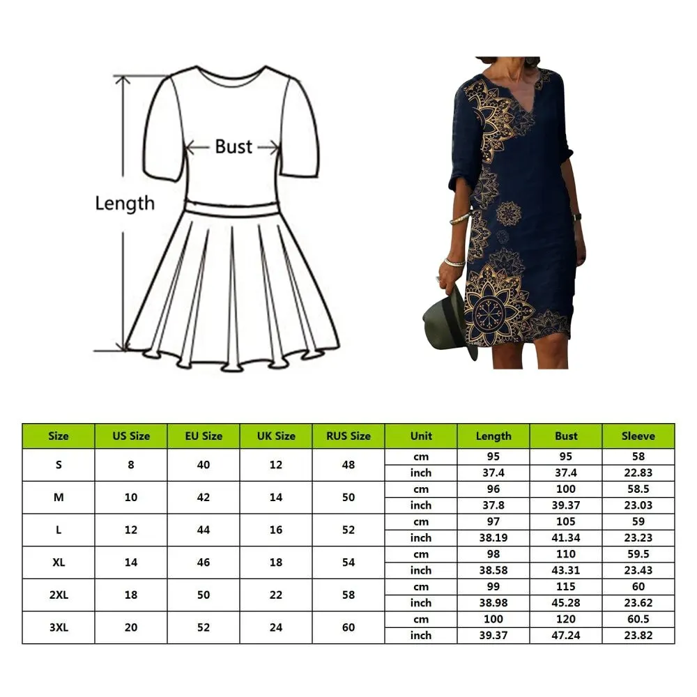 2021 New Style V-neck Sexy Retro Floral Printed Dress Ladies Casual Mid-length Dress Oversized S-3XL Femme Robe Vestidos Ethic
2021 New Style V-neck Sexy Retro Floral Printed Dress Ladies Casual Mid-length Dress Oversized S-3XL Femme Robe Vestidos Ethic