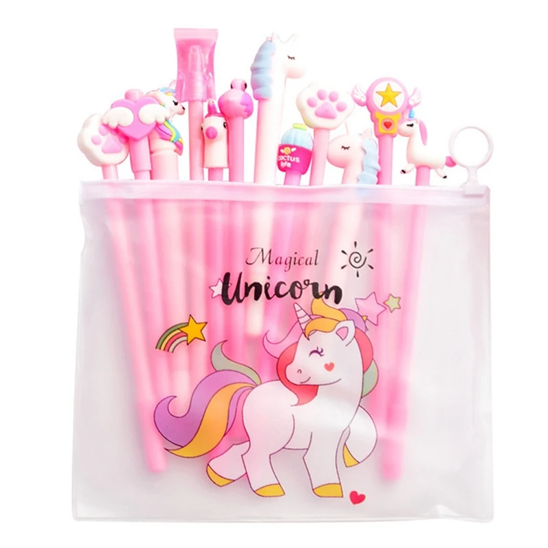 10Pcs/Set Gel Pen Unicorn Pen Stationery Kawaii School Supplies Gel Ink Pen School Stationery Office Pen Kids Gifts
10Pcs/Set Gel Pen Unicorn Pen Stationery Kawaii School Supplies Gel Ink Pen School Stationery Office Pen Kids Gifts