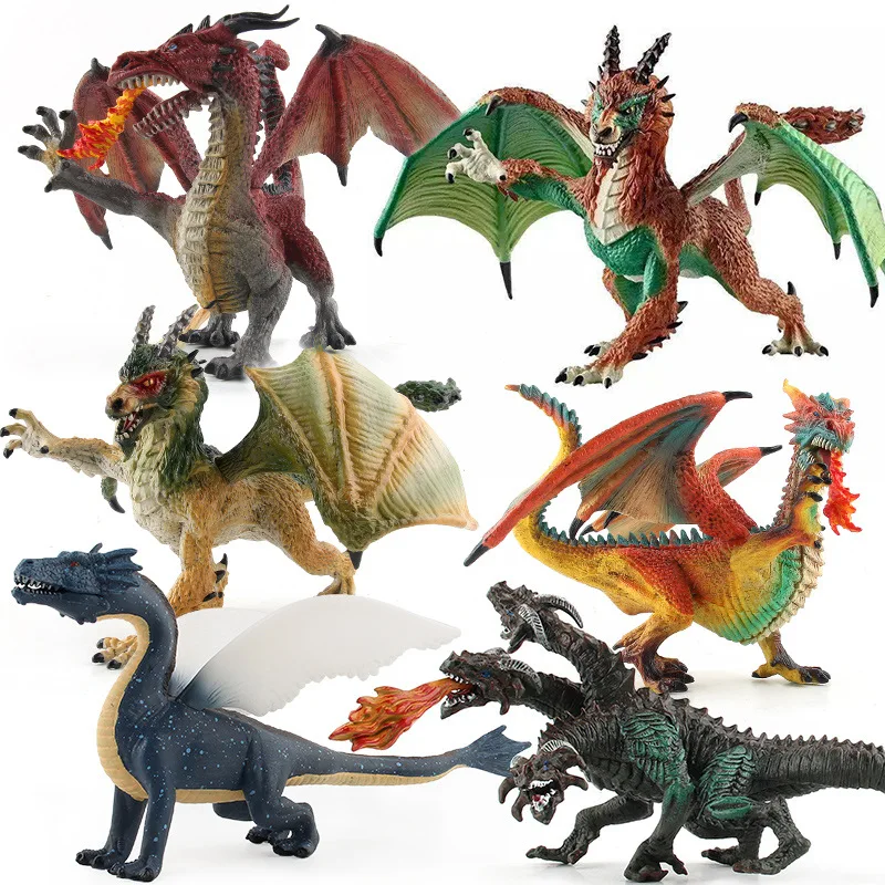 Children Mandible Movement Solid Magic Dragon Model Wild Animal Plastic Variation Dragon Dinosaur Toy Set Christmas Goods
Children Mandible Movement Solid Magic Dragon Model Wild Animal Plastic Variation Dragon Dinosaur Toy Set Christmas Goods