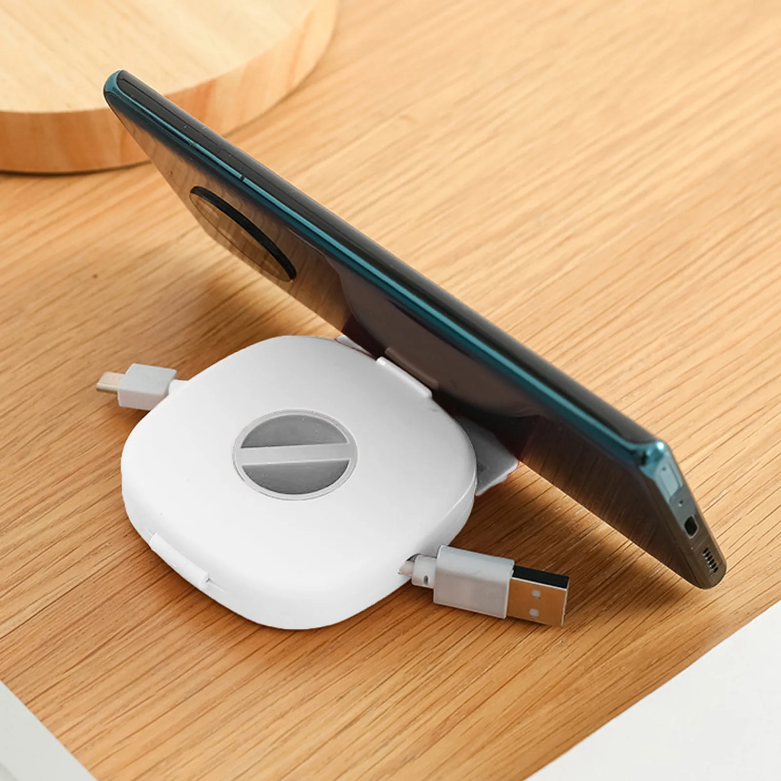 Charging Cable Organizer Wired Headphone Box Mini Phone Holder Desktop Charging Data Cable Storage Box ABS Plastic Cable Winder
Charging Cable Organizer Wired Headphone Box Mini Phone Holder Desktop Charging Data Cable Storage Box ABS Plastic Cable Winder