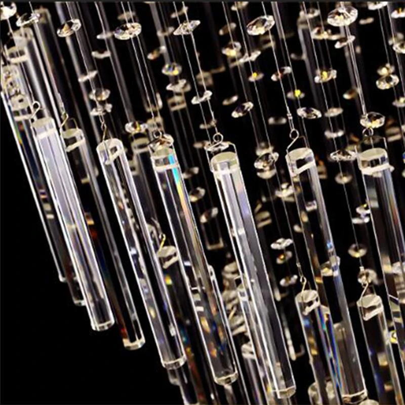 K9 Crystal Chandelier Modern Flush Mount Crystal Light Spiral Ladder Luxury Crystal Hanging Fixtures Crystal Chandelier
K9 Crystal Chandelier Modern Flush Mount Crystal Light Spiral Ladder Luxury Crystal Hanging Fixtures Crystal Chandelier