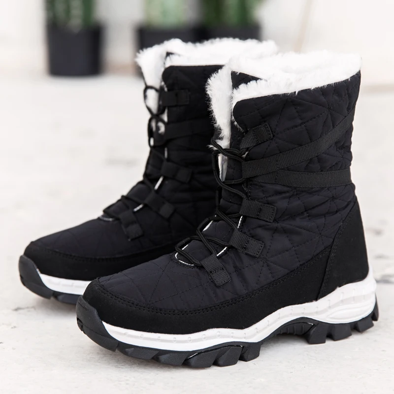Women's Snow Boots Plush Warm Shoes Ladies Mid-calf Platform Boots Female Outdoor Hiking Footwear Botas Mujer Plus Size 35-42
Women's Snow Boots Plush Warm Shoes Ladies Mid-calf Platform Boots Female Outdoor Hiking Footwear Botas Mujer Plus Size 35-42