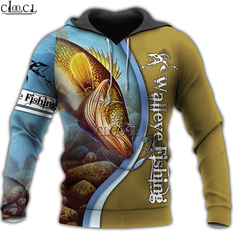 CLOOCL Beautiful Walleye Fishing 3D Print Hoodies Men Women Harajuku Fashion Sweatshirt Casual Streetwear Hoodie Drop Shipping
CLOOCL Beautiful Walleye Fishing 3D Print Hoodies Men Women Harajuku Fashion Sweatshirt Casual Streetwear Hoodie Drop Shipping