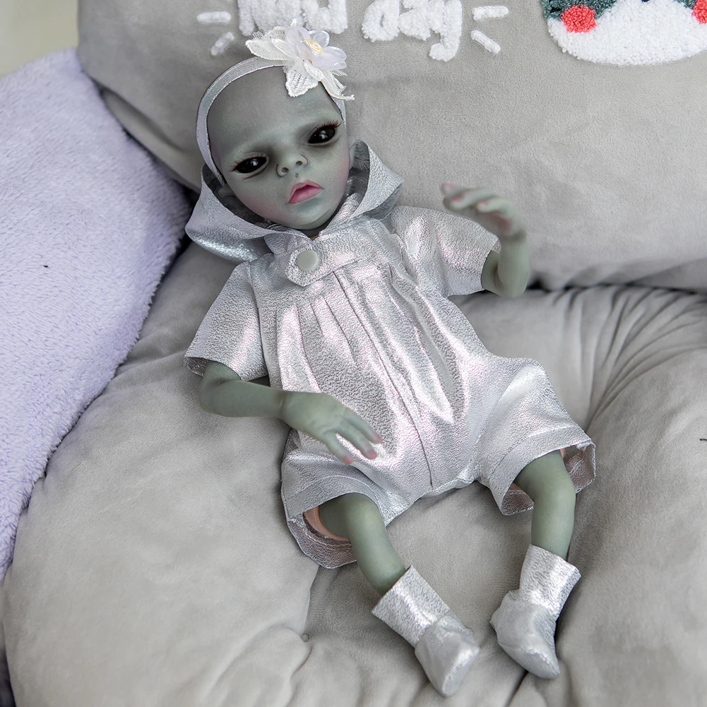 NPK 14inch Reborn Baby Alien Finished Doll As picture High Quality Detailed Handmade Painted Doll Collectible Blue Babies
NPK 14inch Reborn Baby Alien Finished Doll As picture High Quality Detailed Handmade Painted Doll Collectible Blue Babies
