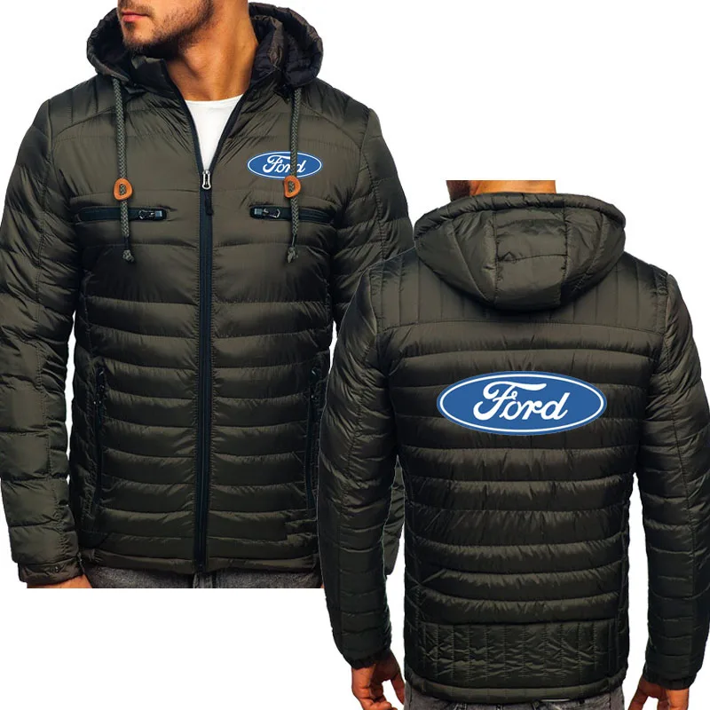 Ford car logo print winter men's hooded jacket Fashion men's cotton jacket high quality Thick warm Men's winter padded clothes
Ford car logo print winter men's hooded jacket Fashion men's cotton jacket high quality Thick warm Men's winter padded clothes