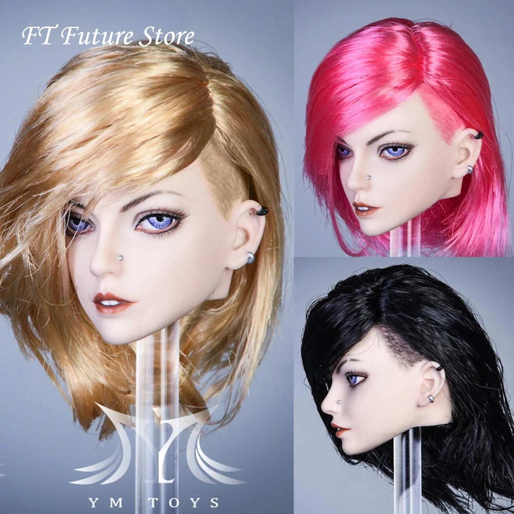 Pre-sale Collectible YMTOYS YMT032 1/6 Scale Punk Girl Head Sculpt Ethel Black/Red/Yellow Hair Model for 12'' TBL Figure Body
Pre-sale Collectible YMTOYS YMT032 1/6 Scale Punk Girl Head Sculpt Ethel Black/Red/Yellow Hair Model for 12'' TBL Figure Body