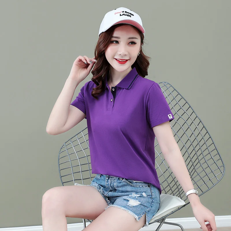 Women'S Short Sleeve Summer Students New Korean Fashion All Kinds Of Loose Girl Leisure Sports Pure Cotton Lapel T-Shirt Top
Women'S Short Sleeve Summer Students New Korean Fashion All Kinds Of Loose Girl Leisure Sports Pure Cotton Lapel T-Shirt Top