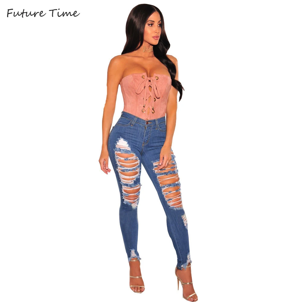 Ripped Hole Jeans Casual Elastic Bodycon Slim Skinny Pencil Pants High Waist Blue Denim Trousers 2020 Spring and Summer C2129
Ripped Hole Jeans Casual Elastic Bodycon Slim Skinny Pencil Pants High Waist Blue Denim Trousers 2020 Spring and Summer C2129