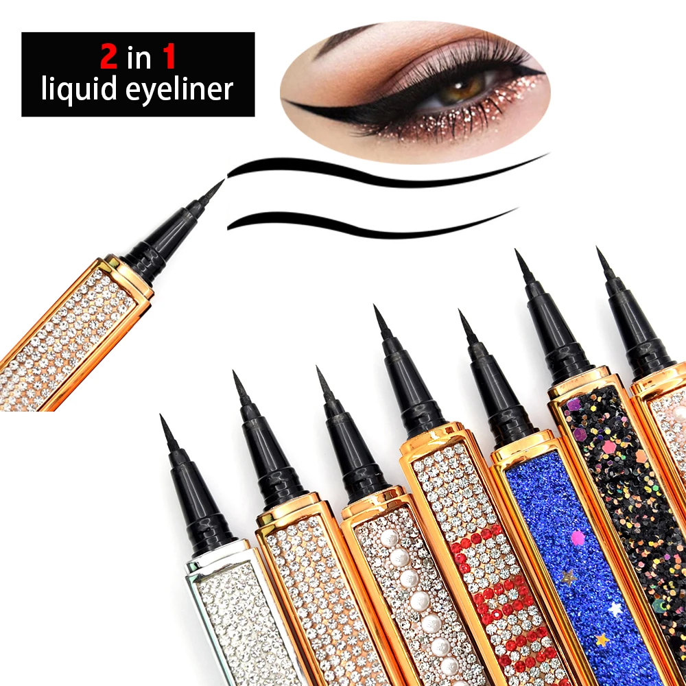 New Magic Black Quick-Drying Eyeliner Self-Adhesive No Glue Non-Magnetic Diamond Glitter Eyelashes Eyeliner Pencil Waterproof
New Magic Black Quick-Drying Eyeliner Self-Adhesive No Glue Non-Magnetic Diamond Glitter Eyelashes Eyeliner Pencil Waterproof