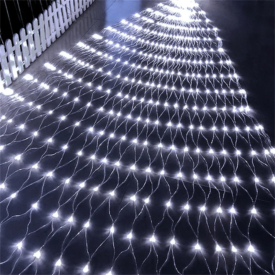 Thrisdar LED Net Mesh light 3*2M 200 Christmas Window Curtain String Garland Light Outdoor Party Wedding Mesh Net String Light
Thrisdar LED Net Mesh light 3*2M 200 Christmas Window Curtain String Garland Light Outdoor Party Wedding Mesh Net String Light