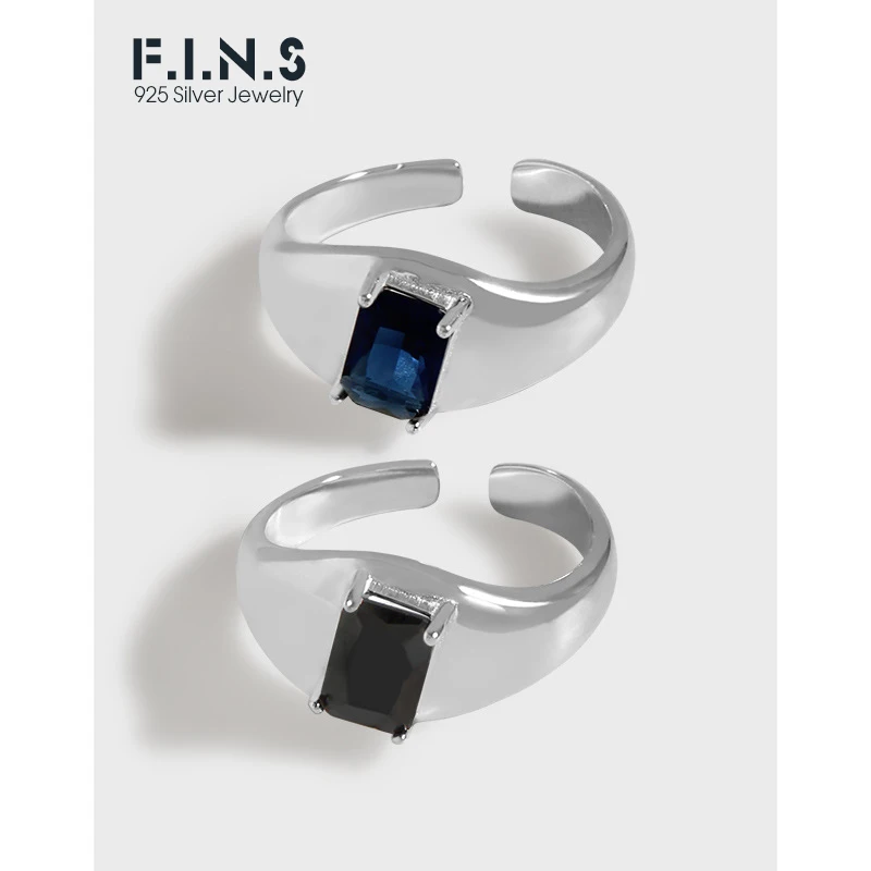 Роскошное минималистичное кольцо F.I.N.S из стерлингового серебра 925 пробы с геометрическим синим черным цирконием открытое регулируемое сва...
Роскошное минималистичное кольцо F.I.N.S из стерлингового серебра 925 пробы с геометрическим синим черным цирконием открытое регулируемое сва...