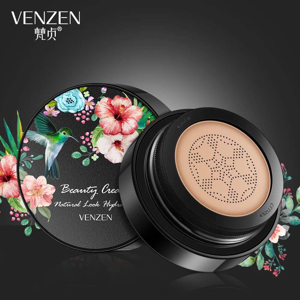 VENZEN mushroom air cushion Concealer isolation air cushion BB cream, fixed head , air cushion natural nude make-up beauty cream
VENZEN mushroom air cushion Concealer isolation air cushion BB cream, fixed head , air cushion natural nude make-up beauty cream