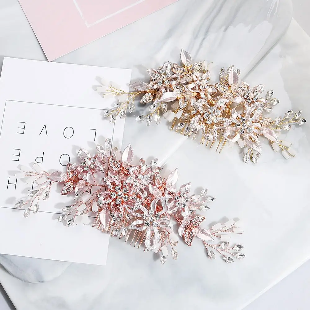 3 Colors Women Rhinestone Hair Combs Wedding Hair Jewelry Accessories Handmade Head Decoration Bridal Leaf Hair Ornament
3 Colors Women Rhinestone Hair Combs Wedding Hair Jewelry Accessories Handmade Head Decoration Bridal Leaf Hair Ornament