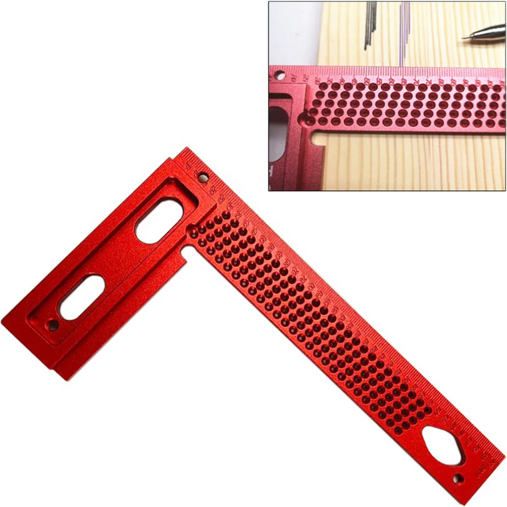 Gauge Carpenter Rustproof T-200 Cross-calibration Scribe Mark Aluminum Alloy T-type Handheld Ruler Hole Woodworking Durable
Gauge Carpenter Rustproof T-200 Cross-calibration Scribe Mark Aluminum Alloy T-type Handheld Ruler Hole Woodworking Durable