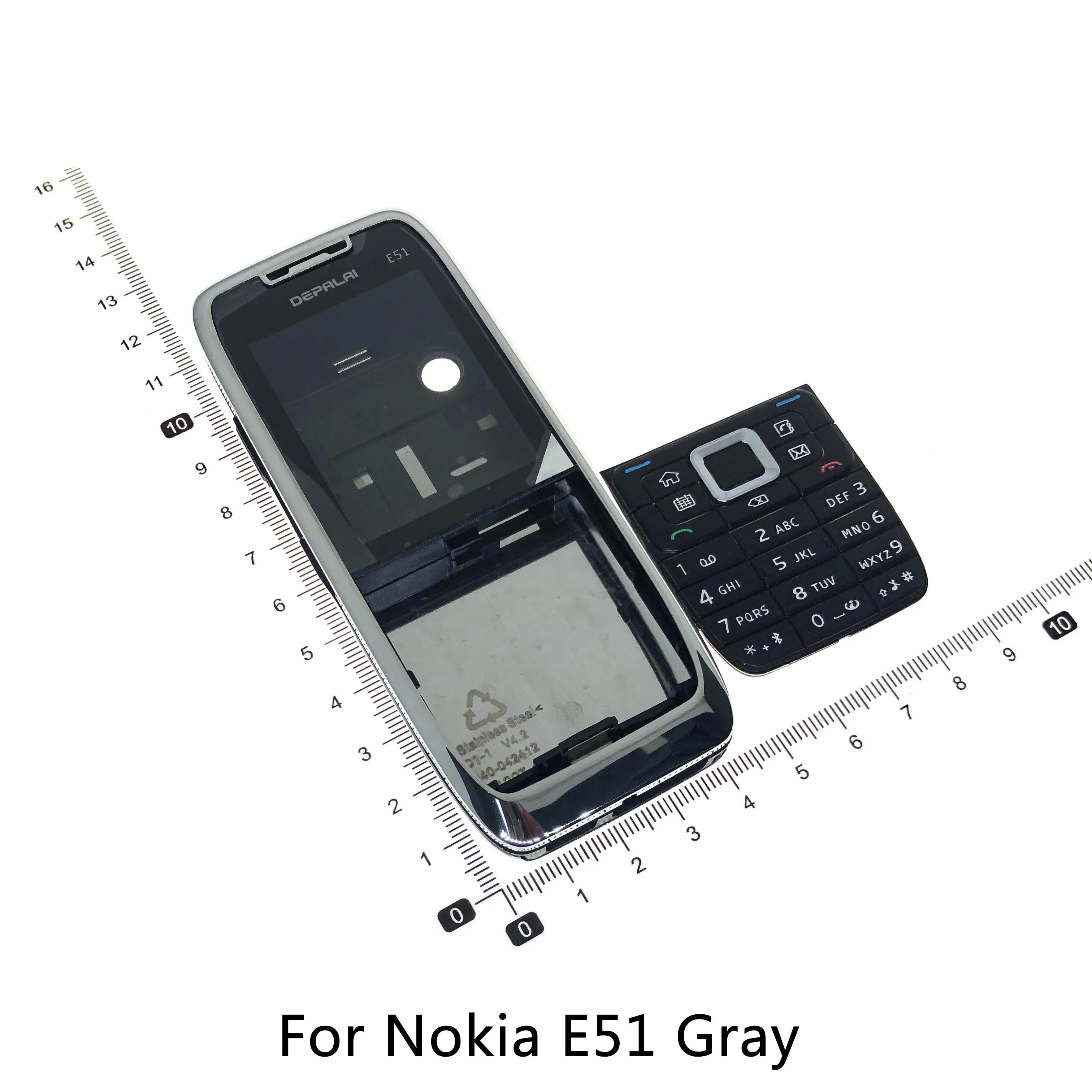Полная передняя крышка 2690 клавиатура для Nokia батарея задняя высокое качество