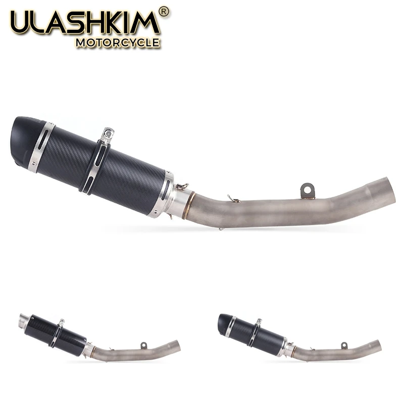 Motorcycle Full System Exhaust Muffler Modified Middle Link Pipe Slip On For kawasaki Z800 2013 2014 2015 2016
Motorcycle Full System Exhaust Muffler Modified Middle Link Pipe Slip On For kawasaki Z800 2013 2014 2015 2016