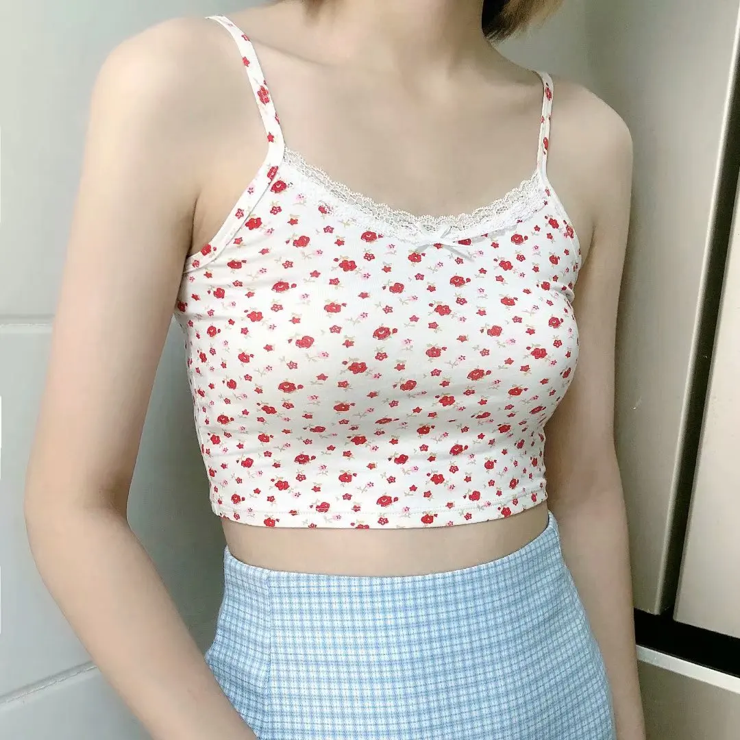 Slim Girls High Waist Camis 2022 Summer Fashion Ladies High street Women Red Floral Lace Sling Top
Slim Girls High Waist Camis 2022 Summer Fashion Ladies High street Women Red Floral Lace Sling Top