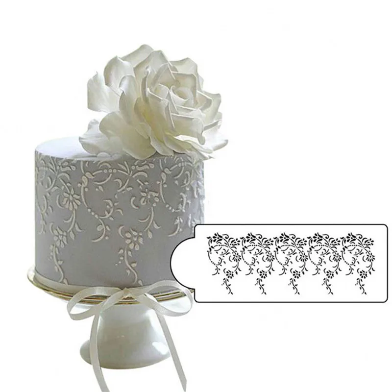 1PCS Cake Side Cupcake Stencil Cake Damask Lace Border Sugarcraft Decoration Cake Mould Plastic Baking Cake Decorating Tool
1PCS Cake Side Cupcake Stencil Cake Damask Lace Border Sugarcraft Decoration Cake Mould Plastic Baking Cake Decorating Tool