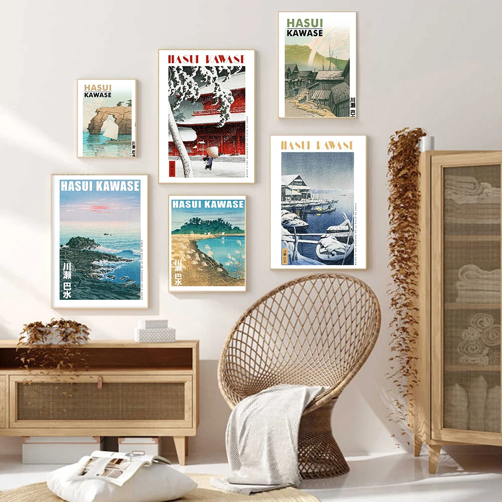 Hasui Kawase Poster Exhibition Canvas Painting Hokusai Landscape Art Print Japanese Wall Picture For Living Room Home Decor
Hasui Kawase Poster Exhibition Canvas Painting Hokusai Landscape Art Print Japanese Wall Picture For Living Room Home Decor