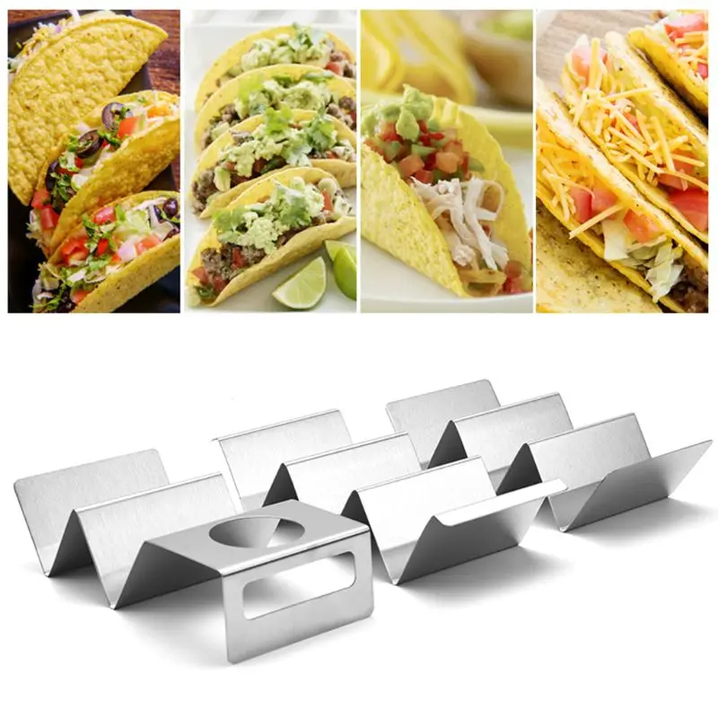 Taco Holder Stands Stainless Steel with Easy-Access Handle, Oven, Grill, and Dis 667A
Taco Holder Stands Stainless Steel with Easy-Access Handle, Oven, Grill, and Dis 667A