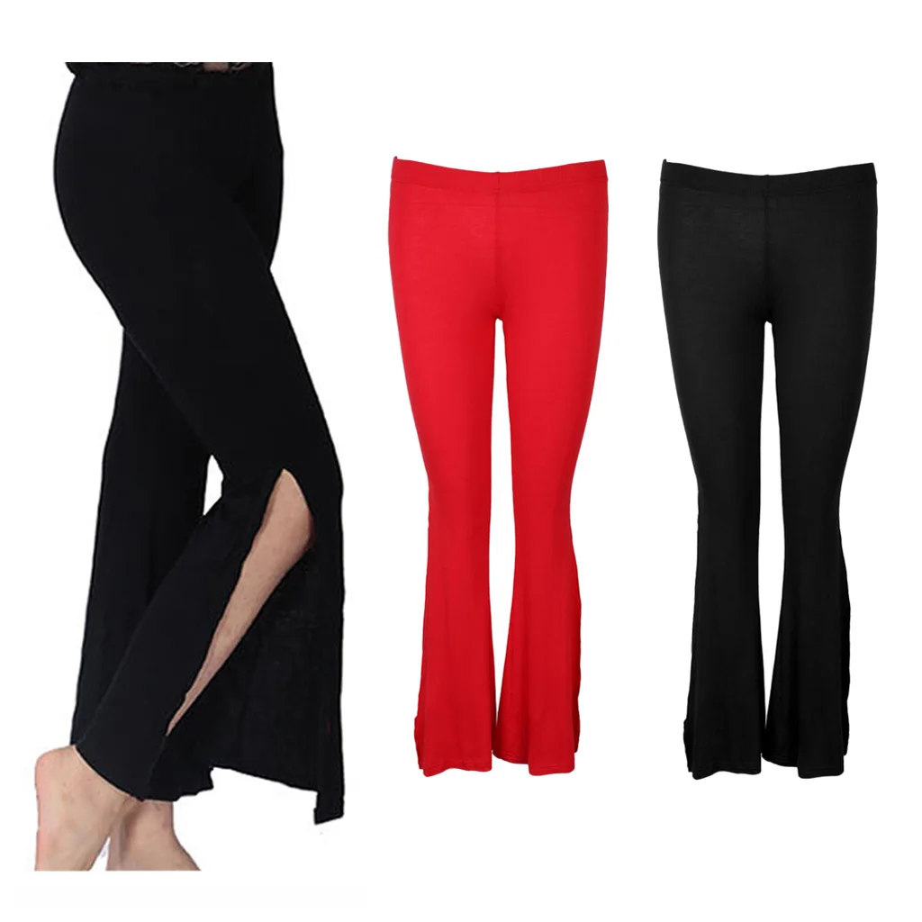 Milk Silk Belly Dance Slit Pants Harem Trousers Latin Yoga Dancing Bottoms 
Milk Silk Belly Dance Slit Pants Harem Trousers Latin Yoga Dancing Bottoms