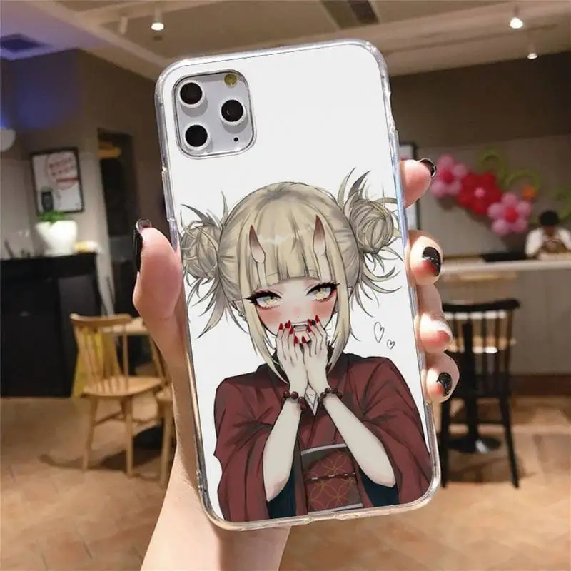Himiko Toga Boku Phone Case Transparent for iPhone 6 7 8 11 12 s mini pro X XS XR MAX Plus cover funda shell
Himiko Toga Boku Phone Case Transparent for iPhone 6 7 8 11 12 s mini pro X XS XR MAX Plus cover funda shell