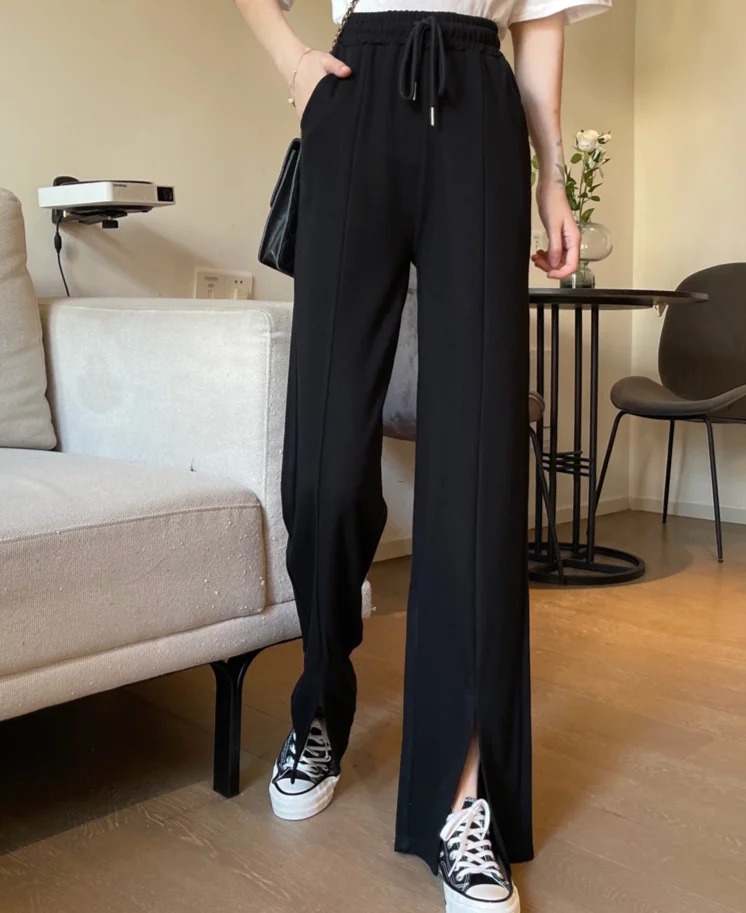 Small Slit Mopping Pants Women's High Waist Straight 2021 Spring New Fashion Loose Korean Casual Wide Leg Pants
Small Slit Mopping Pants Women's High Waist Straight 2021 Spring New Fashion Loose Korean Casual Wide Leg Pants
