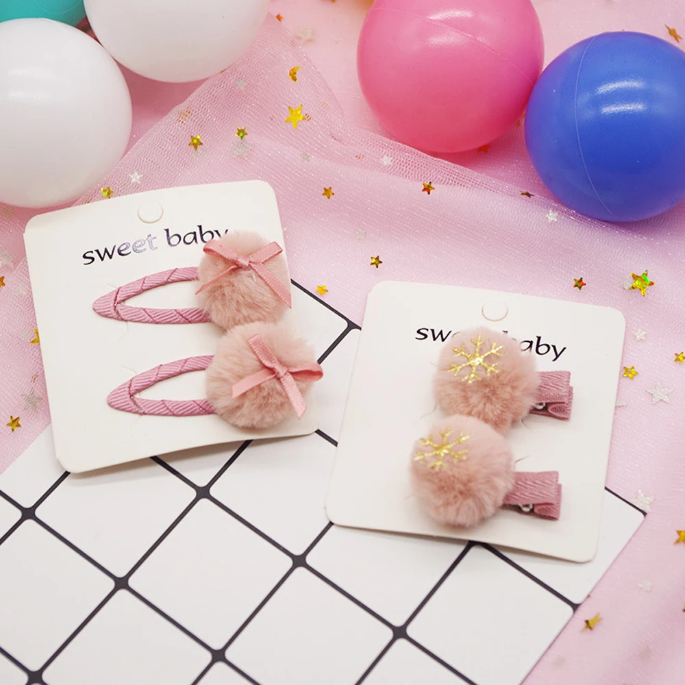 1Pair Korean Bow Hair Ball Hairpin Children's Hair Festival Lovely Sweet BB Clip Girl's Hair Accessories Headdress
1Pair Korean Bow Hair Ball Hairpin Children's Hair Festival Lovely Sweet BB Clip Girl's Hair Accessories Headdress