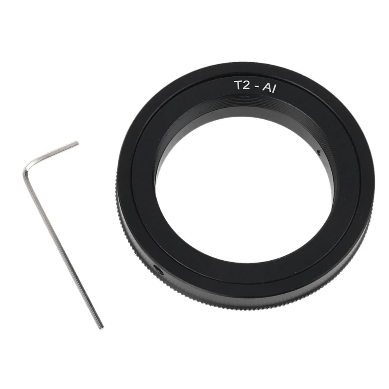 

Metal Lens Adapter T2-AI T2 T lens For -Nikon Mount Adapter Ring For DSLR SLR Camera D50 D90 D5100 D7000 D3 T84C
