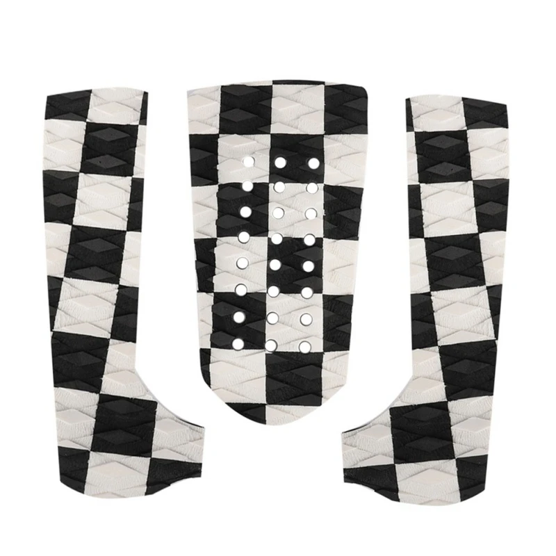 3Pcs Anti-Slip Surfboard EVA Heel Pad Black White Grid Traction Pads Adhesive Non-Slip Mat Accessories
3Pcs Anti-Slip Surfboard EVA Heel Pad Black White Grid Traction Pads Adhesive Non-Slip Mat Accessories