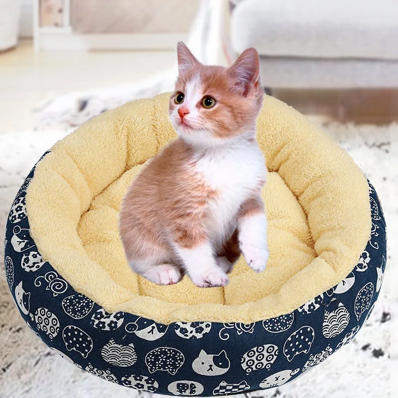 Donut Cat bed Small Dog Cat Houses Cosy Pets Sofas Cute Creative Donut Fluffy Cushion Hideout Cave Comfortable Sleep Indoor
Donut Cat bed Small Dog Cat Houses Cosy Pets Sofas Cute Creative Donut Fluffy Cushion Hideout Cave Comfortable Sleep Indoor