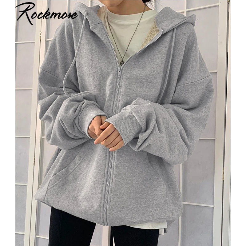 Rockmore Long Hooded Winter Woman 2020 Plus Size Zipper Up Winter Clothes Women Oversized Hoodie Long Sleeve Streetwear Pockets
Rockmore Long Hooded Winter Woman 2020 Plus Size Zipper Up Winter Clothes Women Oversized Hoodie Long Sleeve Streetwear Pockets